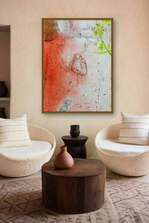 15 Self Nature (Self and Nature) by artist Rama Reddy displayed in a Modern gallery