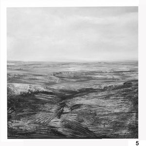 In-situ view of Manish Sharma's '5 (The Weight of Time)' painting in a room