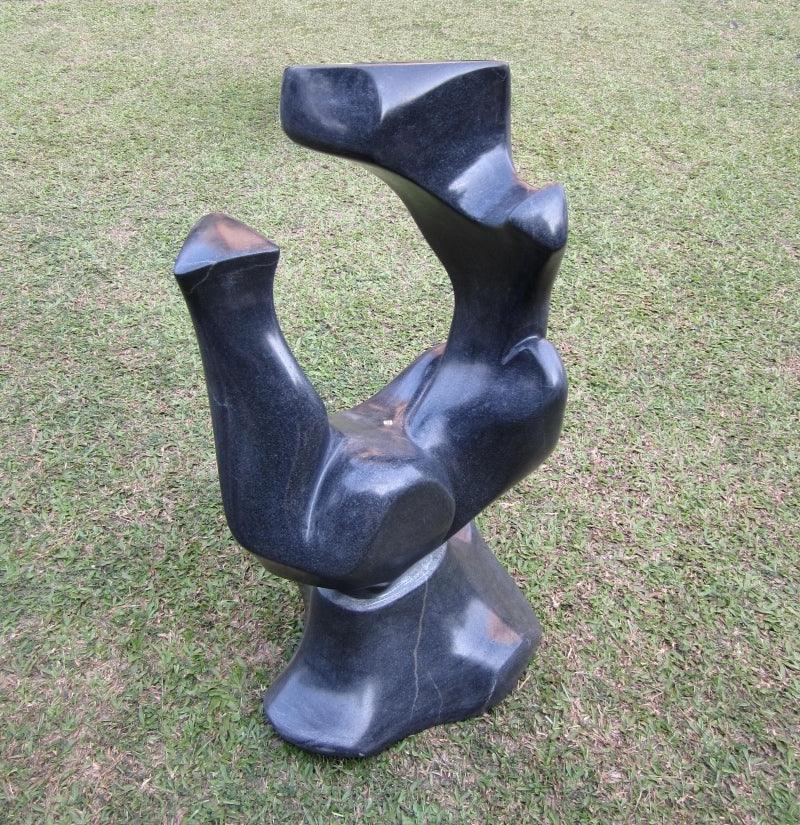 Abstract sculpture titled 'Abstract', 36x24x12 inches, by artist Lallan Singh on Marble