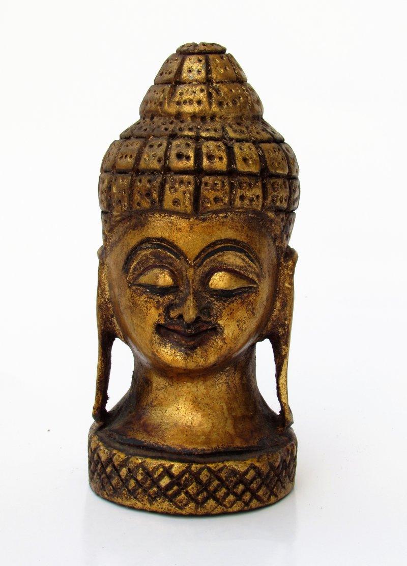 Religious handicraft titled 'BUDDHA', 4x2x2 inches, by artist ICA on wood