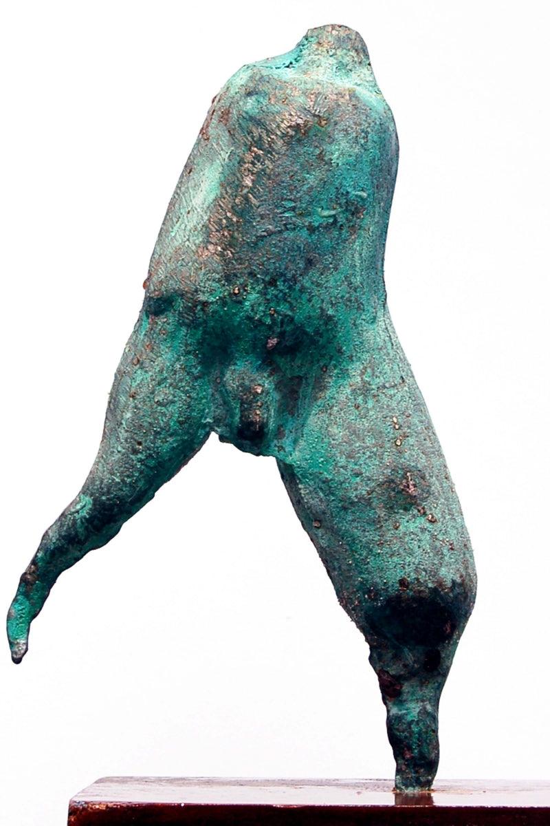 Abstract sculpture titled 'Bronze', 12x14x10 inches, by artist GOPAL PRASAD MANDAL on bronze