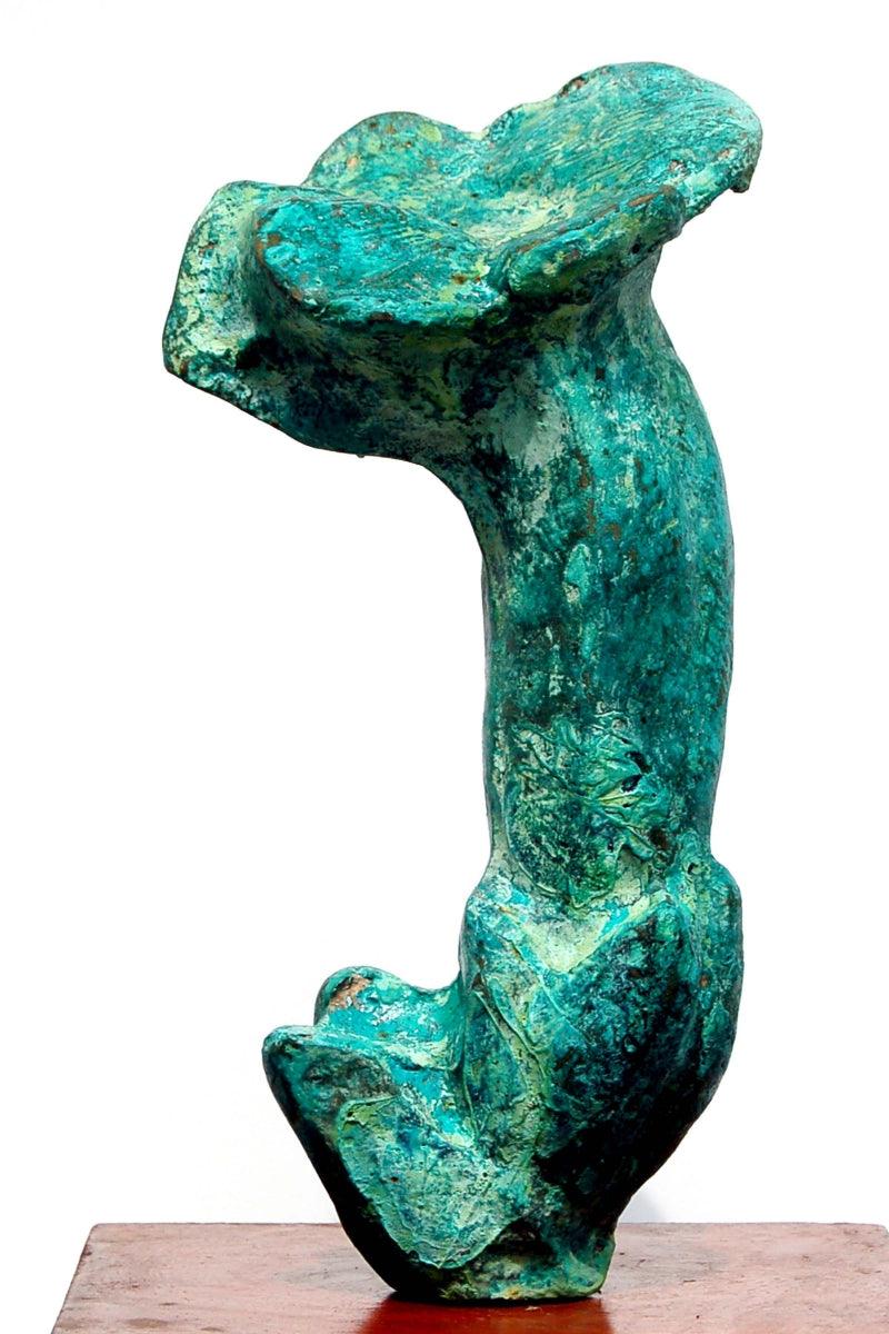 Abstract sculpture titled 'Bronze', 12x14x10 inches, by artist GOPAL PRASAD MANDAL on bronze