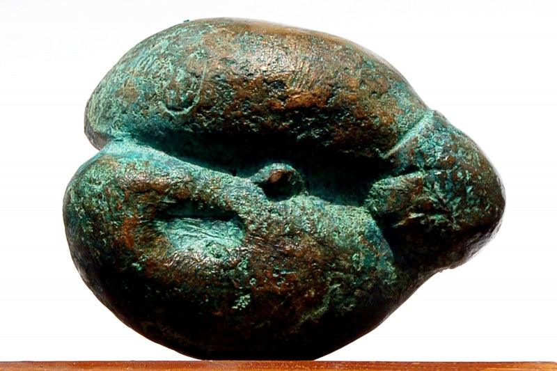 Abstract sculpture titled 'Bronze', 12x14x10 inches, by artist GOPAL PRASAD MANDAL on bronze
