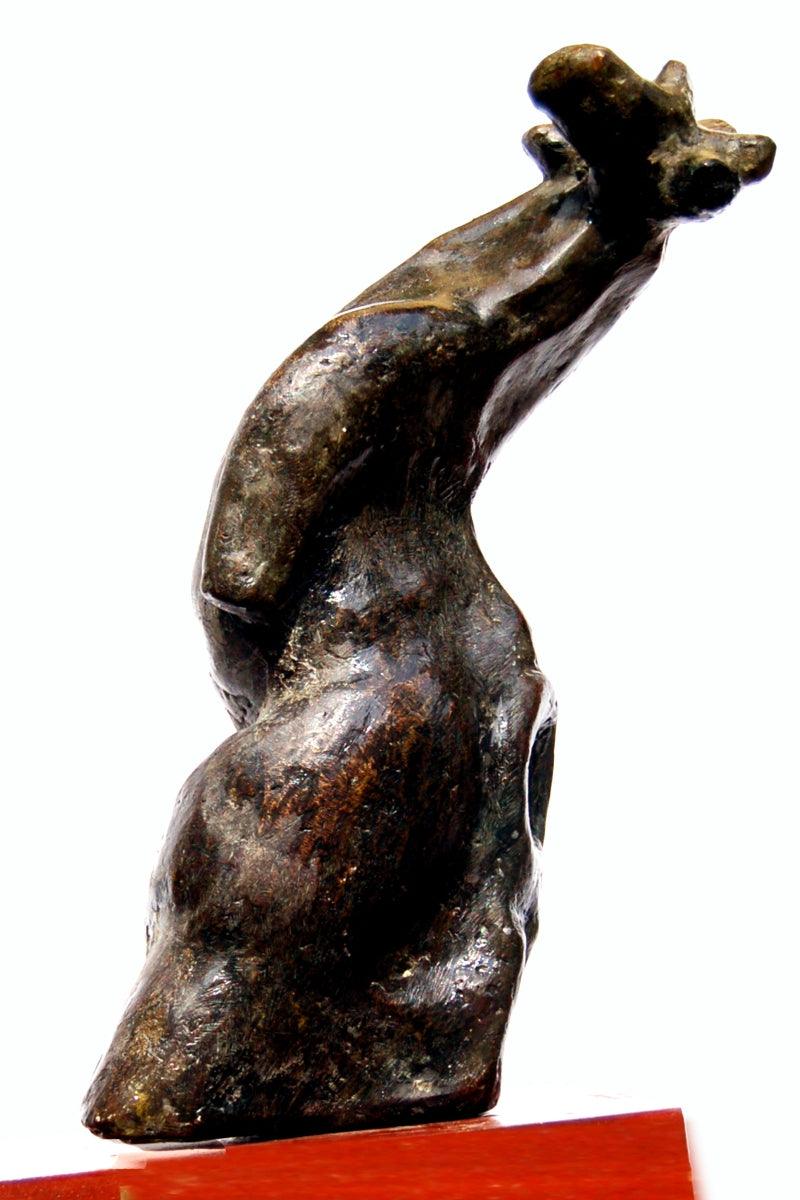 Abstract sculpture titled 'Bronze', 12x14x10 inches, by artist GOPAL PRASAD MANDAL on bronze