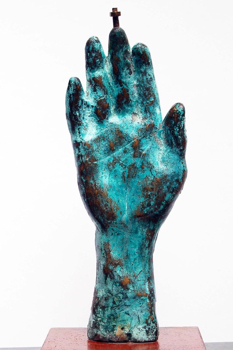 Abstract sculpture titled 'Bronze', 12x14x10 inches, by artist GOPAL PRASAD MANDAL on bronze