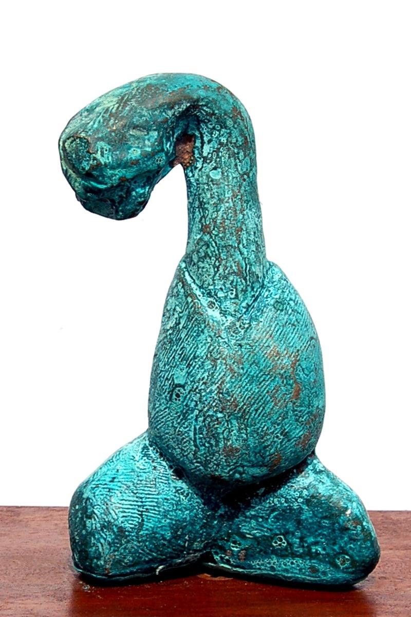 Abstract sculpture titled 'Bronze', 12x14x10 inches, by artist GOPAL PRASAD MANDAL on bronze