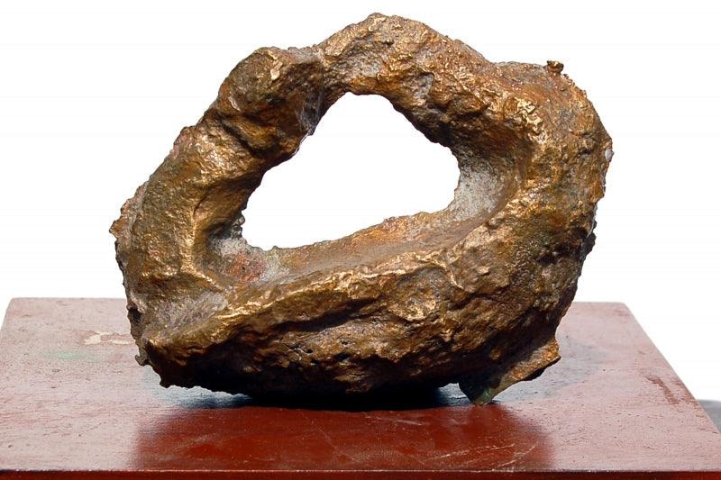 Abstract sculpture titled 'Bronze', 12x14x10 inches, by artist GOPAL PRASAD MANDAL on bronze
