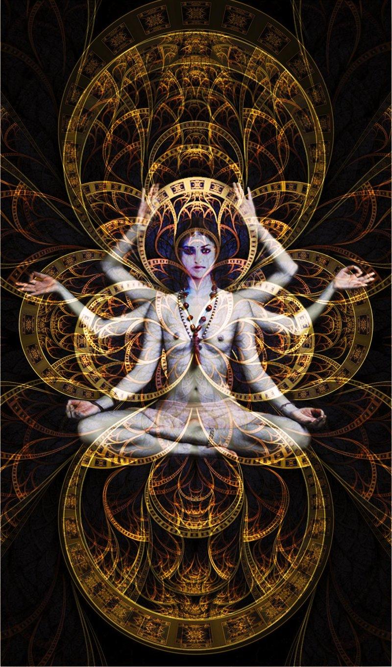 Surrealist Fractal digital art titled 'Buy this piece', 19x11 inches, by artist visiting www.ClaudioFiori.com on canvas