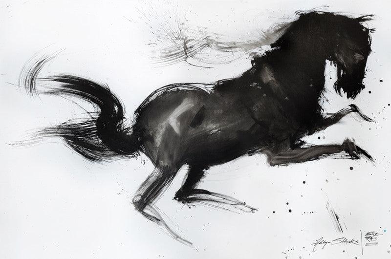 Animals acrylic painting titled 'Cherry Blossom', 60x90 inches, by artist Aditya Shirke on Canvas