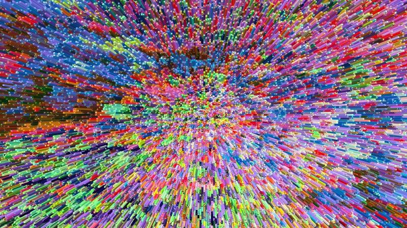 pattern Digital Painting digital art titled 'City', 11x20 inches, by artist Shashikant Zagade on canvas