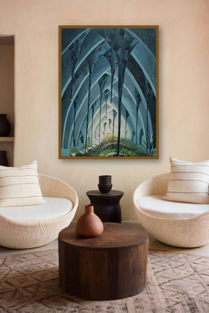 Dream (Celestial Hallway) by artist Rina Roy displayed in a Indian Art gallery
