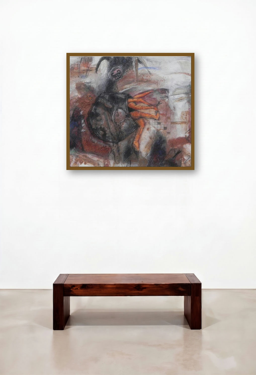 Exploitation (Abstract Entanglement) by artist Kartick Dinda displayed in a Coastal Hotel Suite
