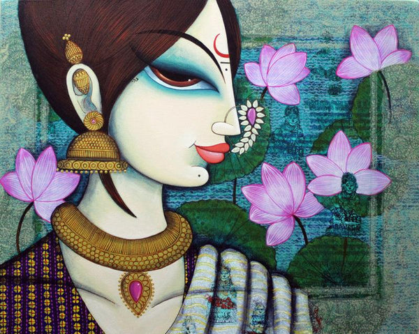 Face Painting by Varsha Kharatamal | ArtZolo.com