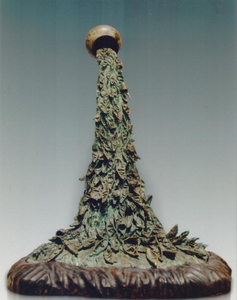 Seascape sculpture titled 'Ganga', 38x18x8 inches, by artist Chaitali Chanda on Bronze