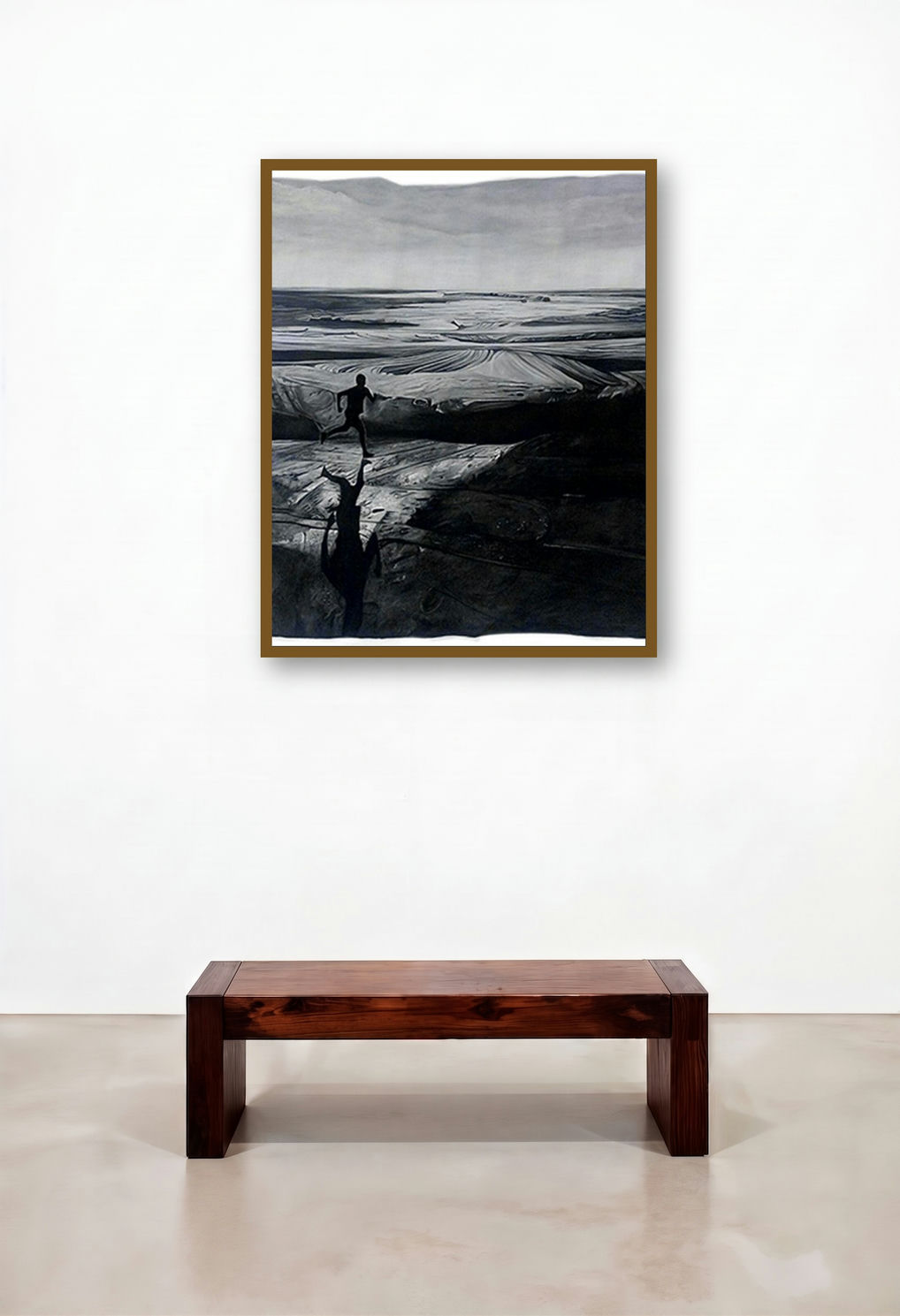Horizon (The Enduring Spirit) by artist Manish Sharma displayed in a Classic Family Room