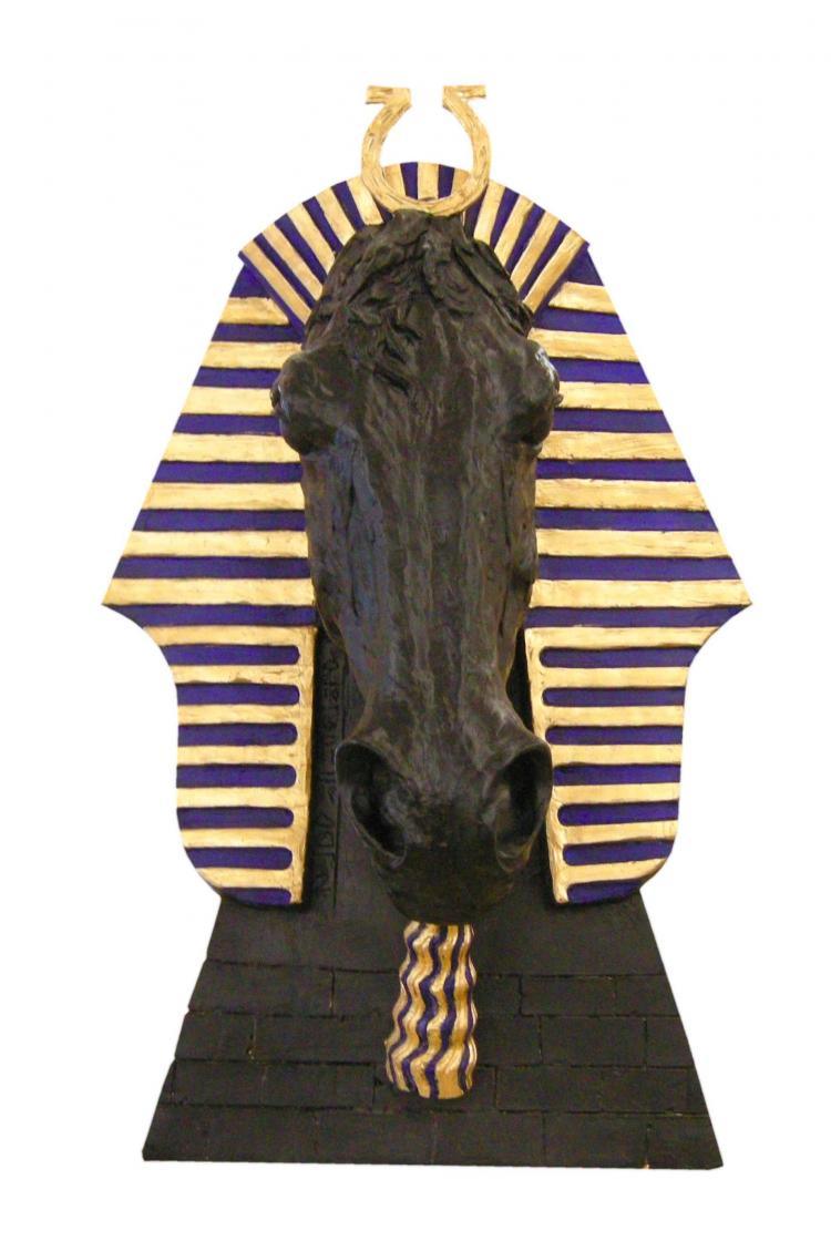 Animals sculpture titled 'Horse', 32x20x10 inches, by artist Vnayak Rampure on Fiber Glass