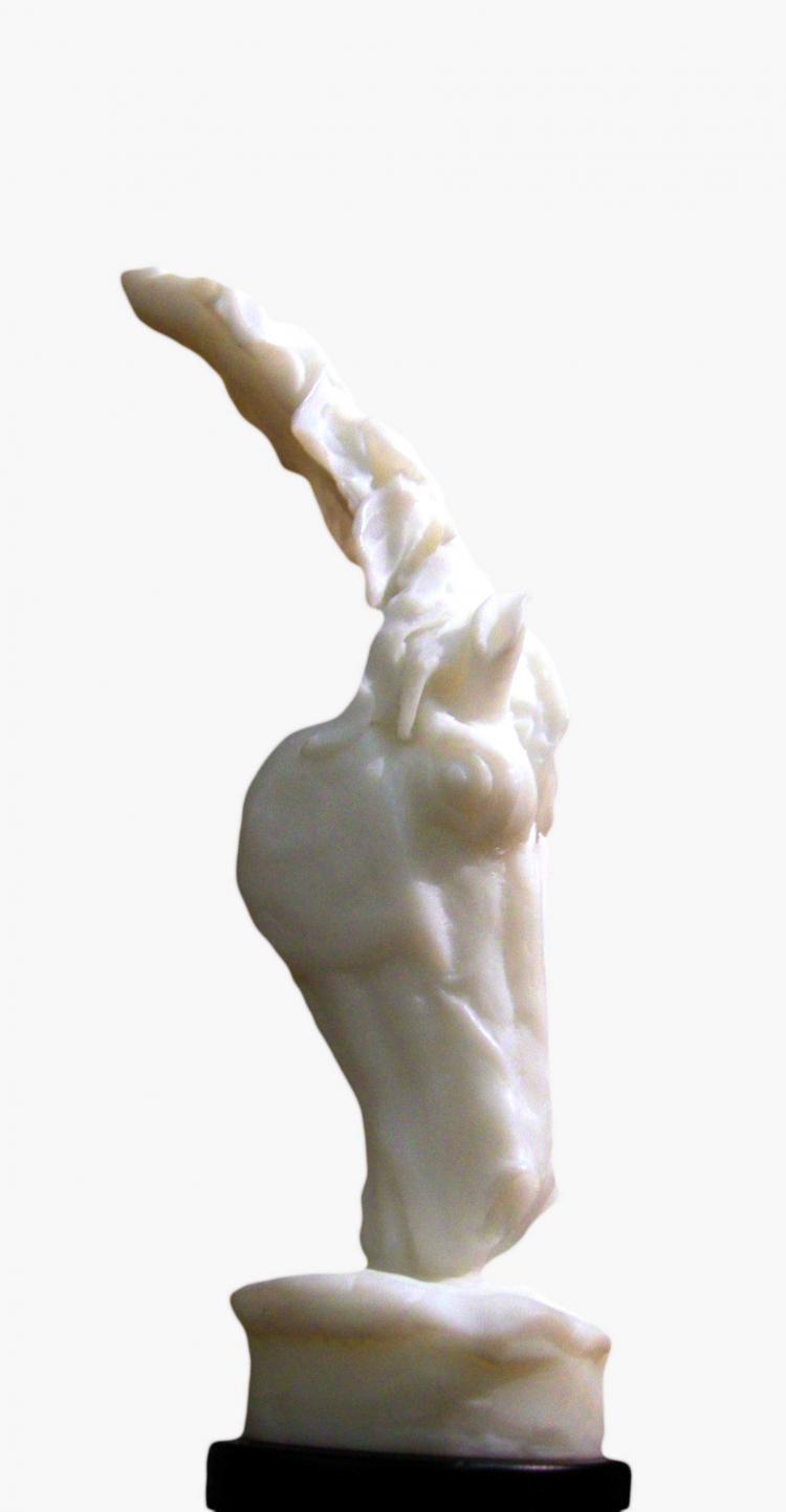 Animals sculpture titled 'Horse', 7x7x7 inches, by artist Vnayak Rampure on Fiber Glass