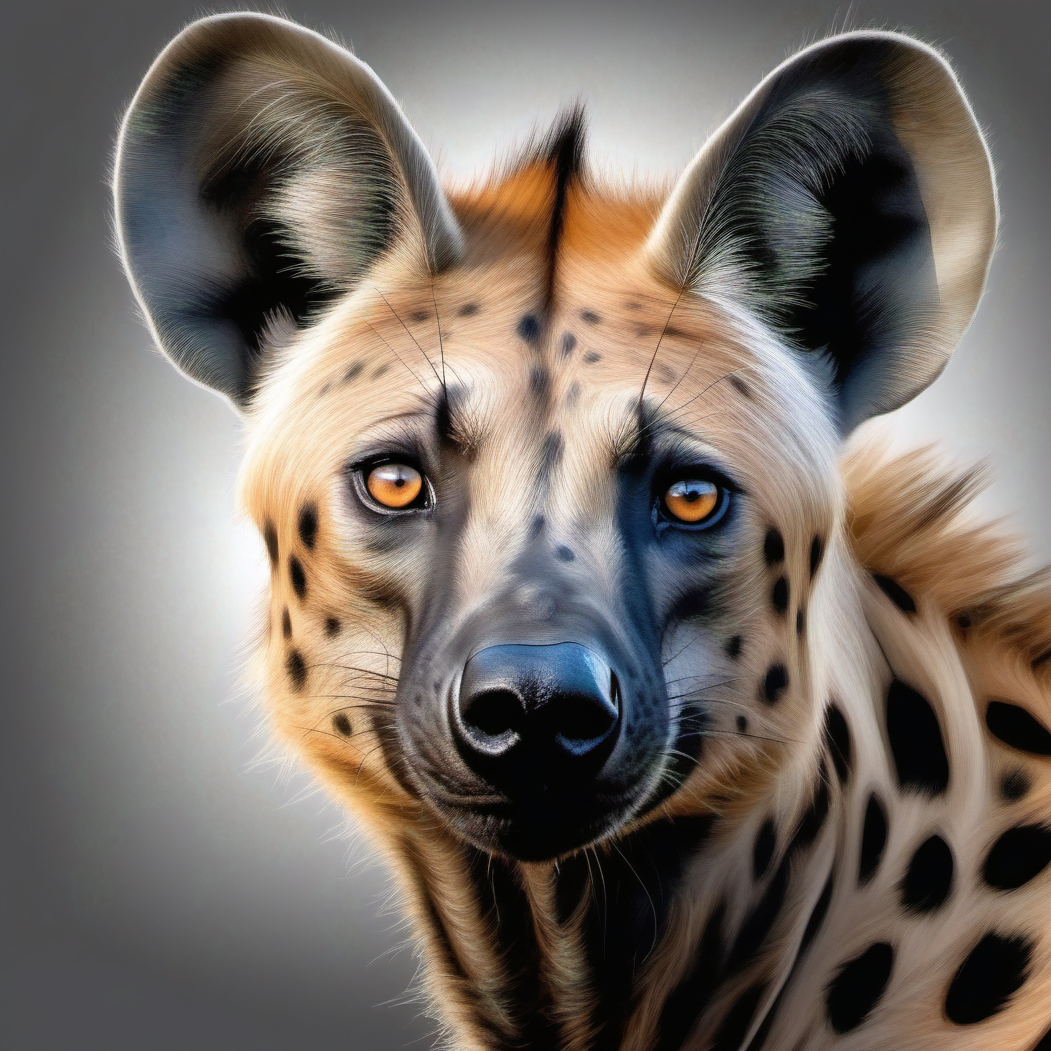 Hyena by artist Abir Dasgupta on Canvas