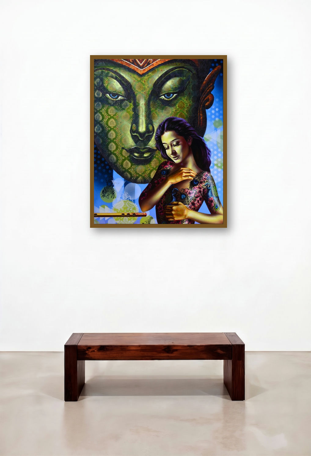 In Love by artist Prashanta Nayak displayed in a Designer Hotel Suite