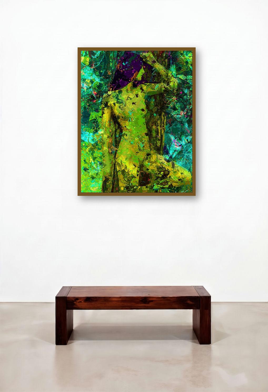 Inception by artist Anil Kumar displayed in a Coastal Hallway