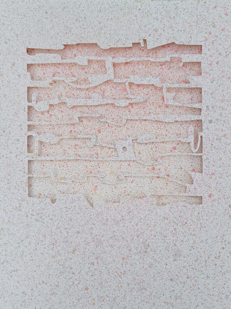 Abstract watercolor painting titled 'Inception', 12x9 inches, by artist Unnati Shukla on Paper