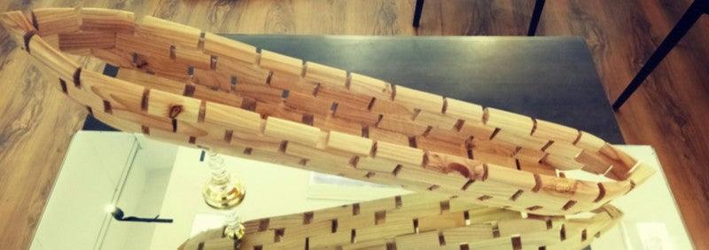 Abstract sculpture titled 'Journey 2', 12x29x12 inches, by artist Navjot Sohal on Mixedmedia