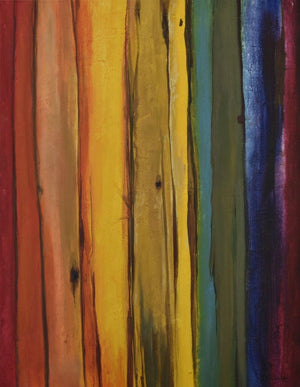 Abstract mixed media painting titled 'Joy', 48x36 inches, by artist Durshit Bhaskar on Canvas