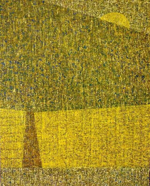 Landscape oil painting titled 'Landscape 1', 30x24 inches, by artist Suraj Lohar on Canvas