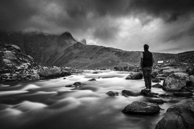 Nature photography titled 'Landscape 9', 11x17 inches, by artist Satyaki Biswas on