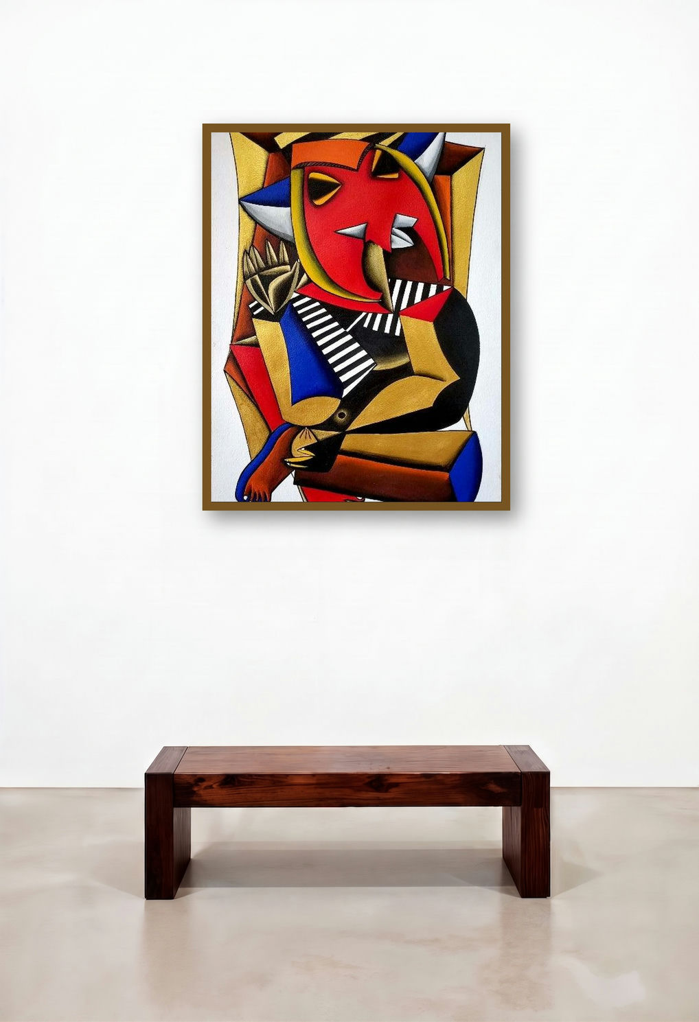 Lord Ganesha (Ganesha) by artist Arvind R Mahajan displayed in a Transitional Executive Office