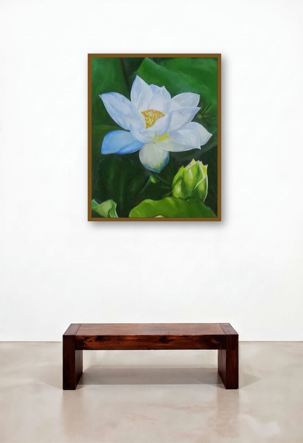 Lotus (Lotus Flower and Bud)