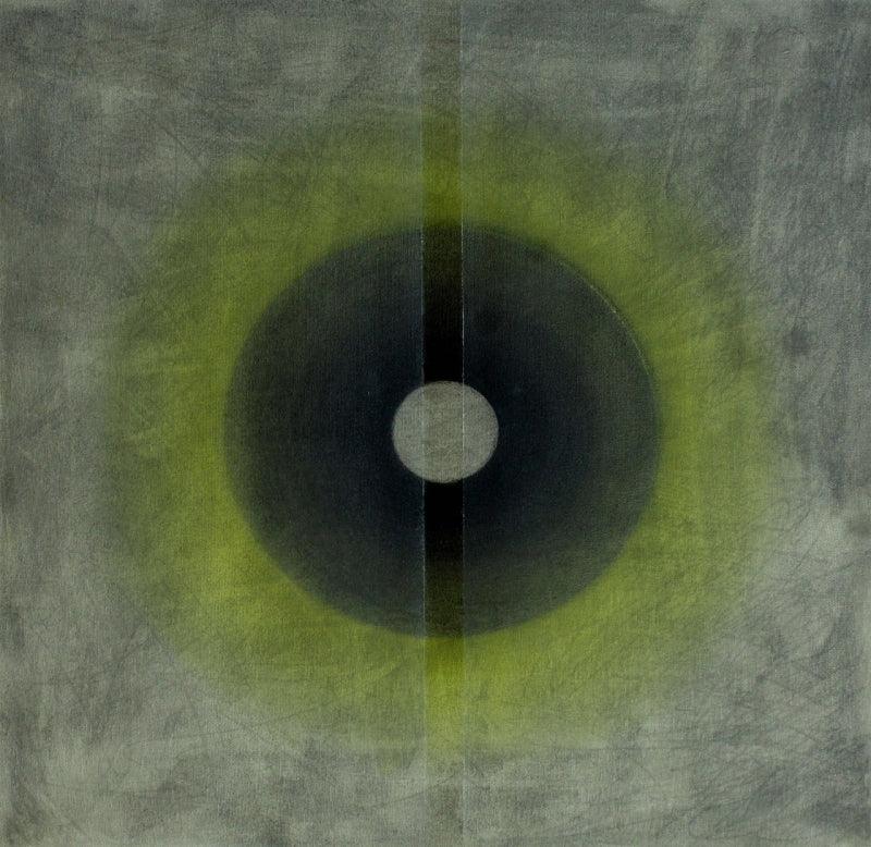 Abstract mixed media painting titled 'Music Of Soil', 24x24 inches, by artist Pradeep Ahirwar on Canvas