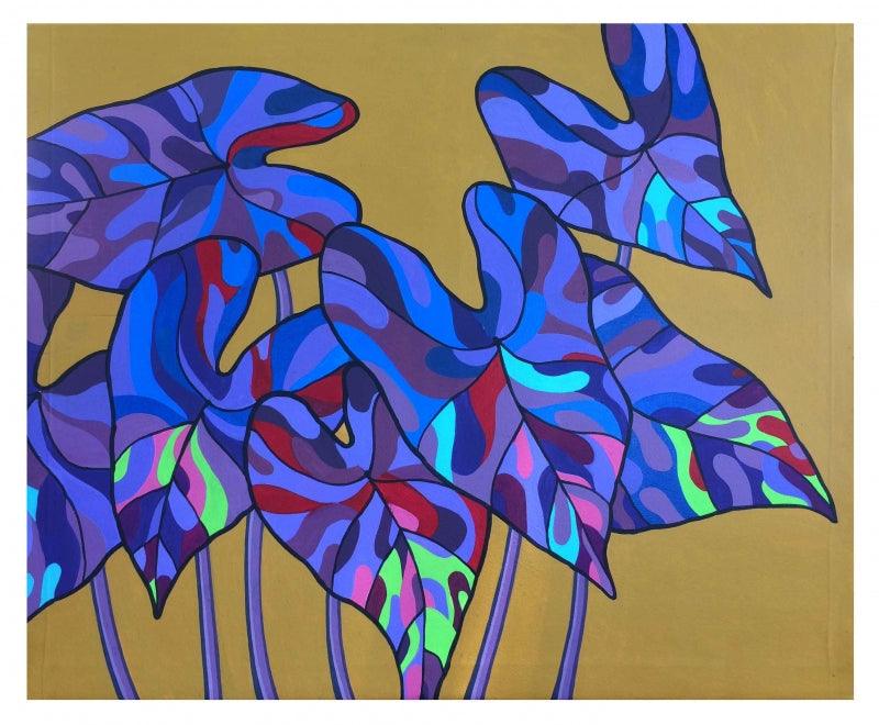 contemporary acrylic painting titled 'NATURE 5', 30x36 inches, by artist Manish Dey on Canvas