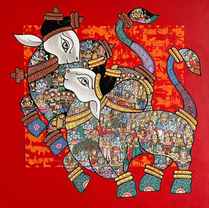 Nandi by Vivek Kumavat | ArtZolo.com