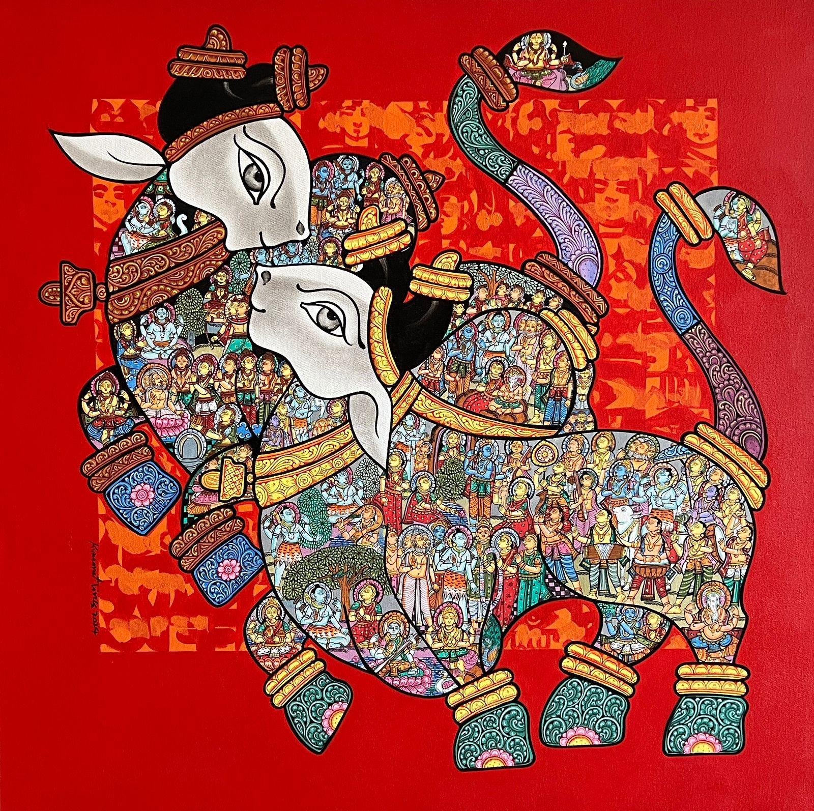 Nandi by Vivek Kumavat | ArtZolo.com