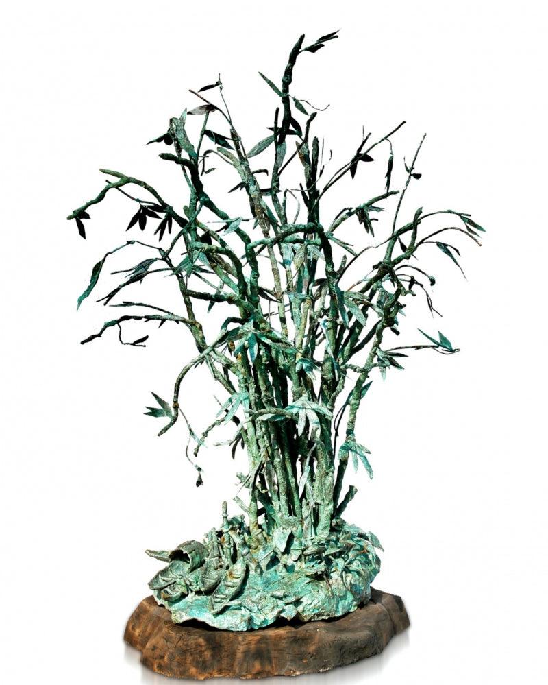 Nature sculpture titled 'Nature', 40x9x7 inches, by artist Chaitali Chanda on Bronze
