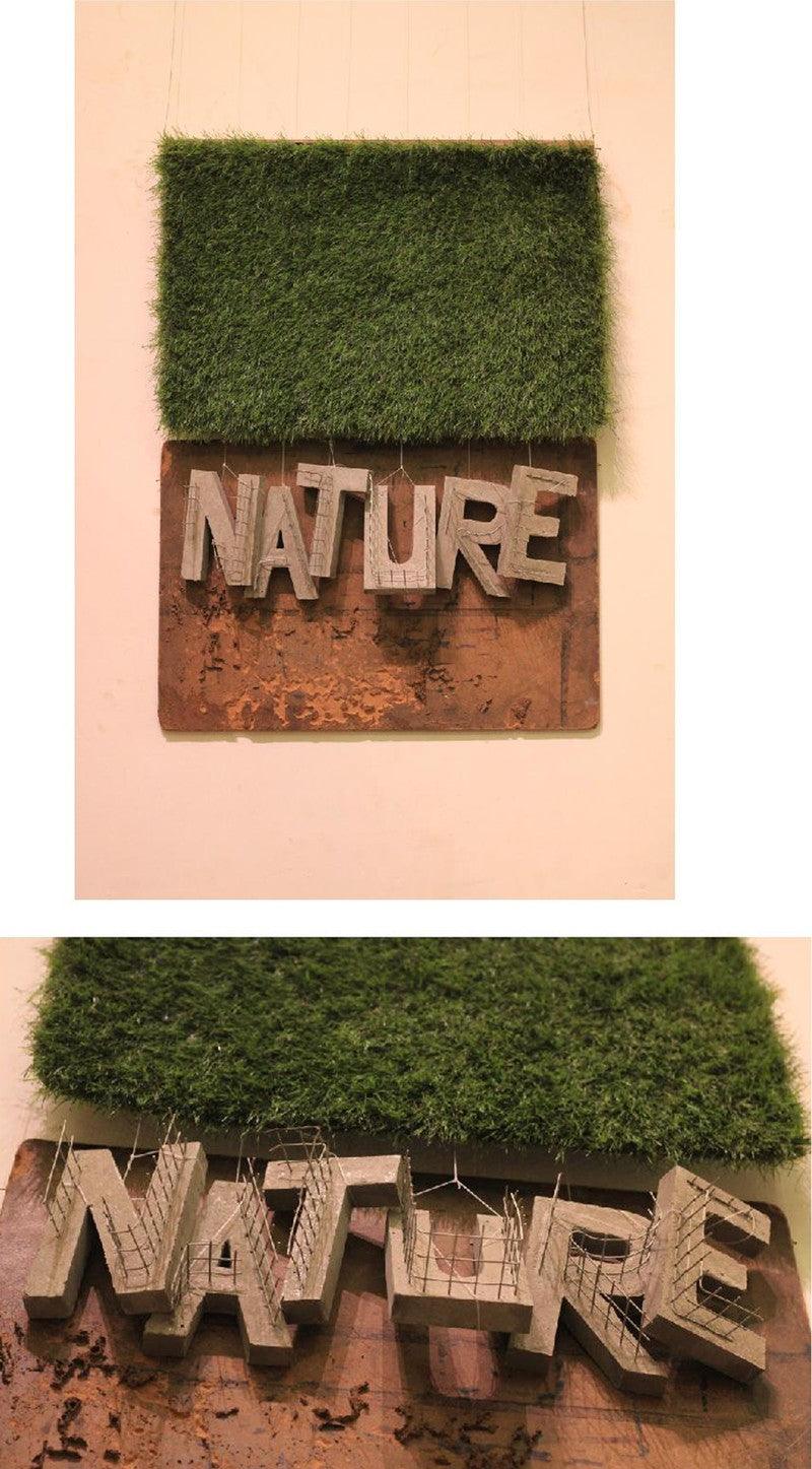 Nature sculpture titled 'Nature', 24x30x5 inches, by artist Abhishek Salve on Mixedmedia