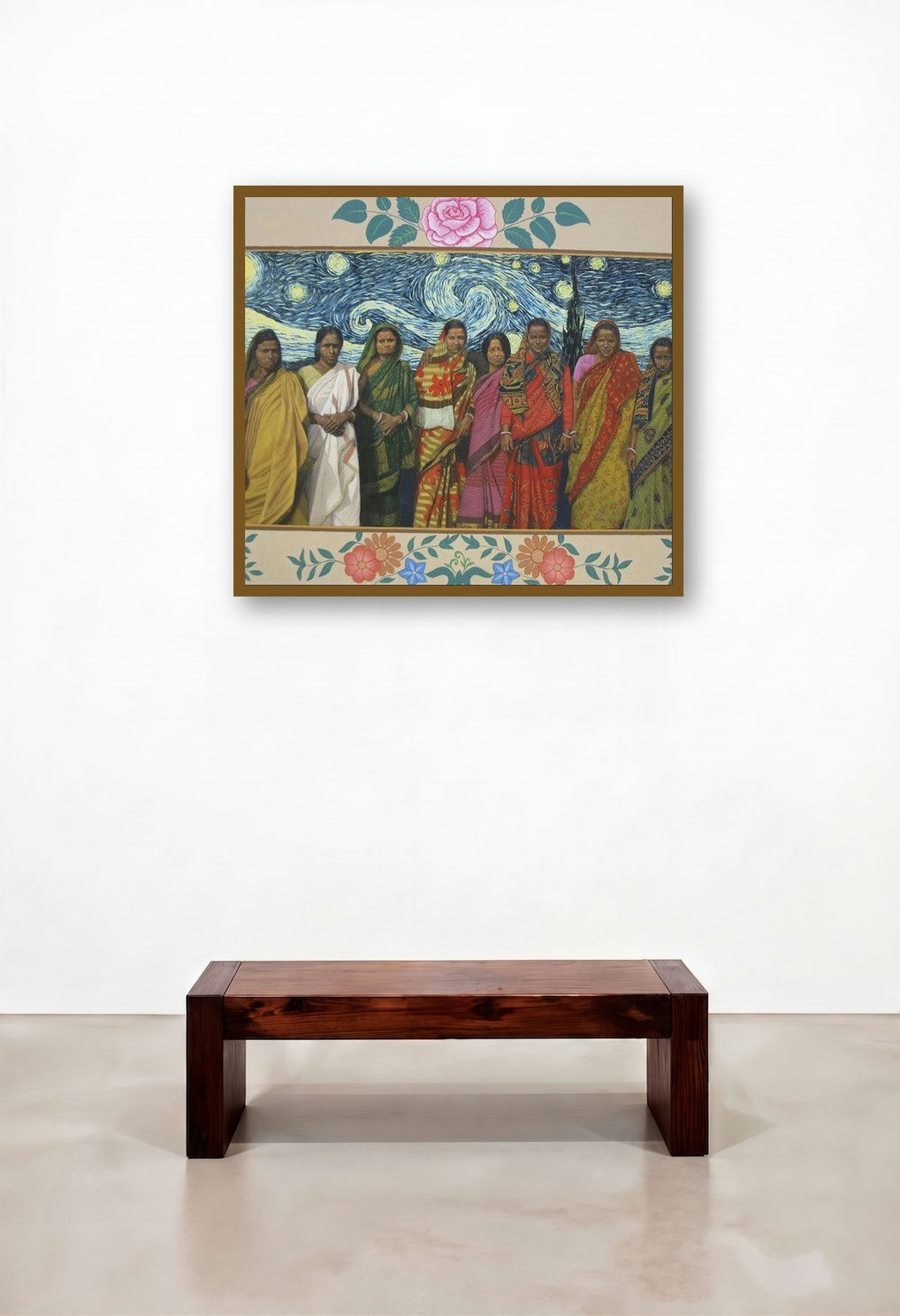 Nostalgia by artist Biswajit Roy displayed in a Modern Lounge