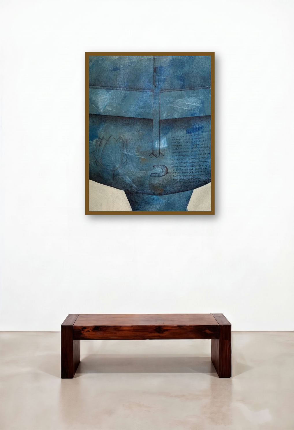 Peace (Serene Reflections) by artist Amit Pithadia displayed in a Designer Executive Office