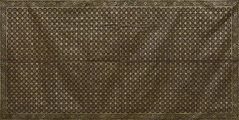 Religious pichwai traditional art titled 'Pichwai', 71x37 inches, by artist Pichwai Art on Cotton Cloth