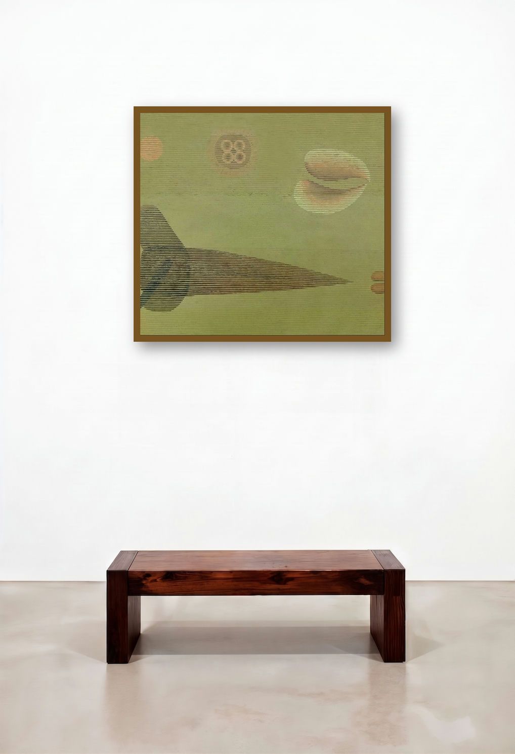 Process (Cosmic Drift) by artist Amol Khade displayed in a Modern Foyer