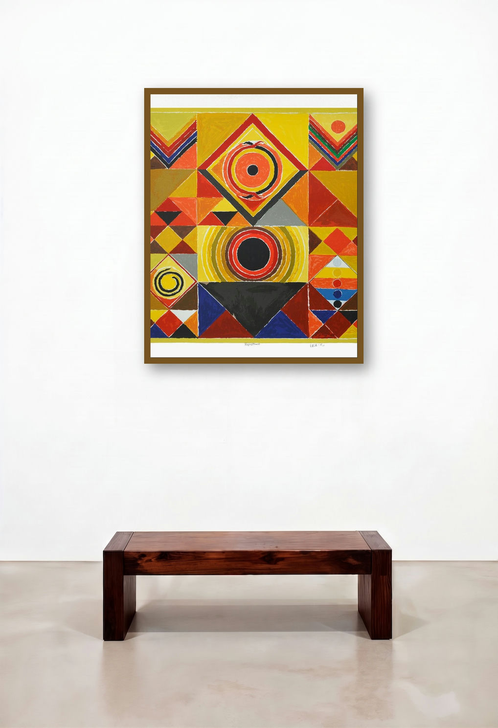Rajasthan (Abstract Geometric Composition)