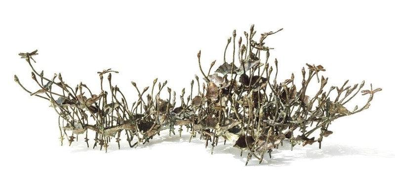 Nature sculpture titled 'Rhythm 2', 19x37x12 inches, by artist Mrinal Kanti on Bronze