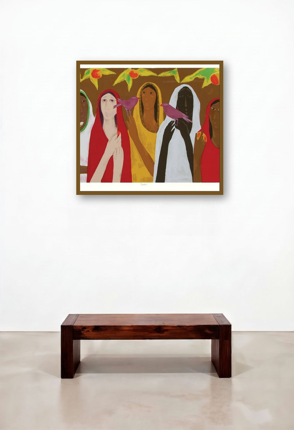 Sakhi (Five Women with Birds)