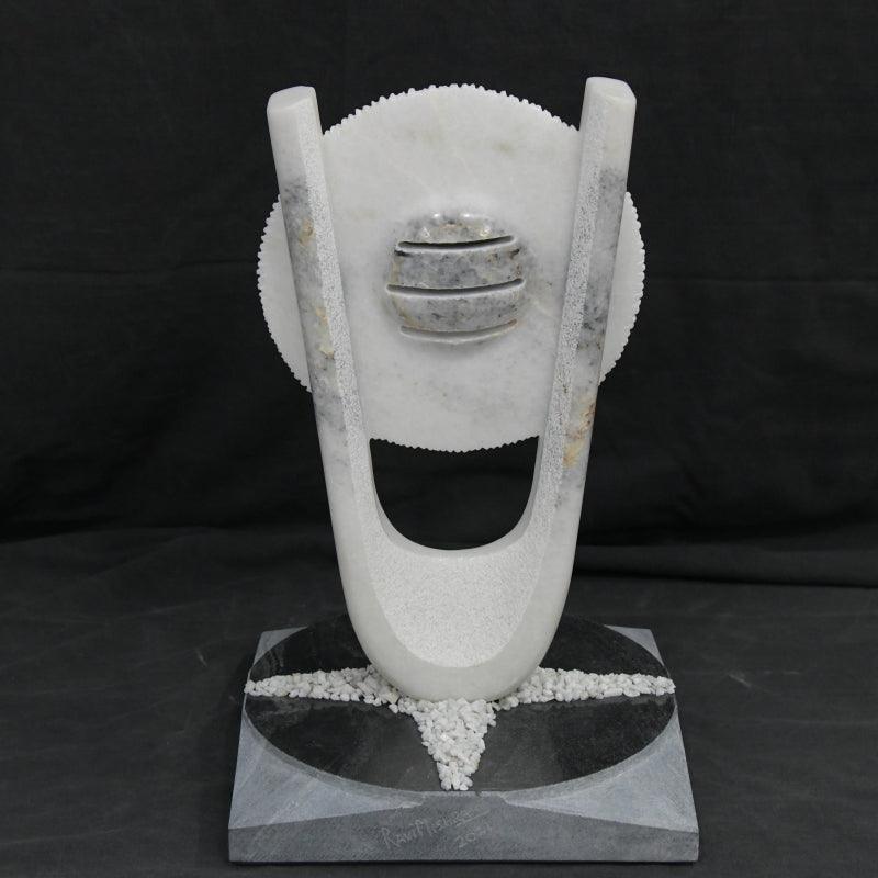 Religious sculpture titled 'Samay', 24x12x12 inches, by artist Ravi Mishra on Mixedmedia