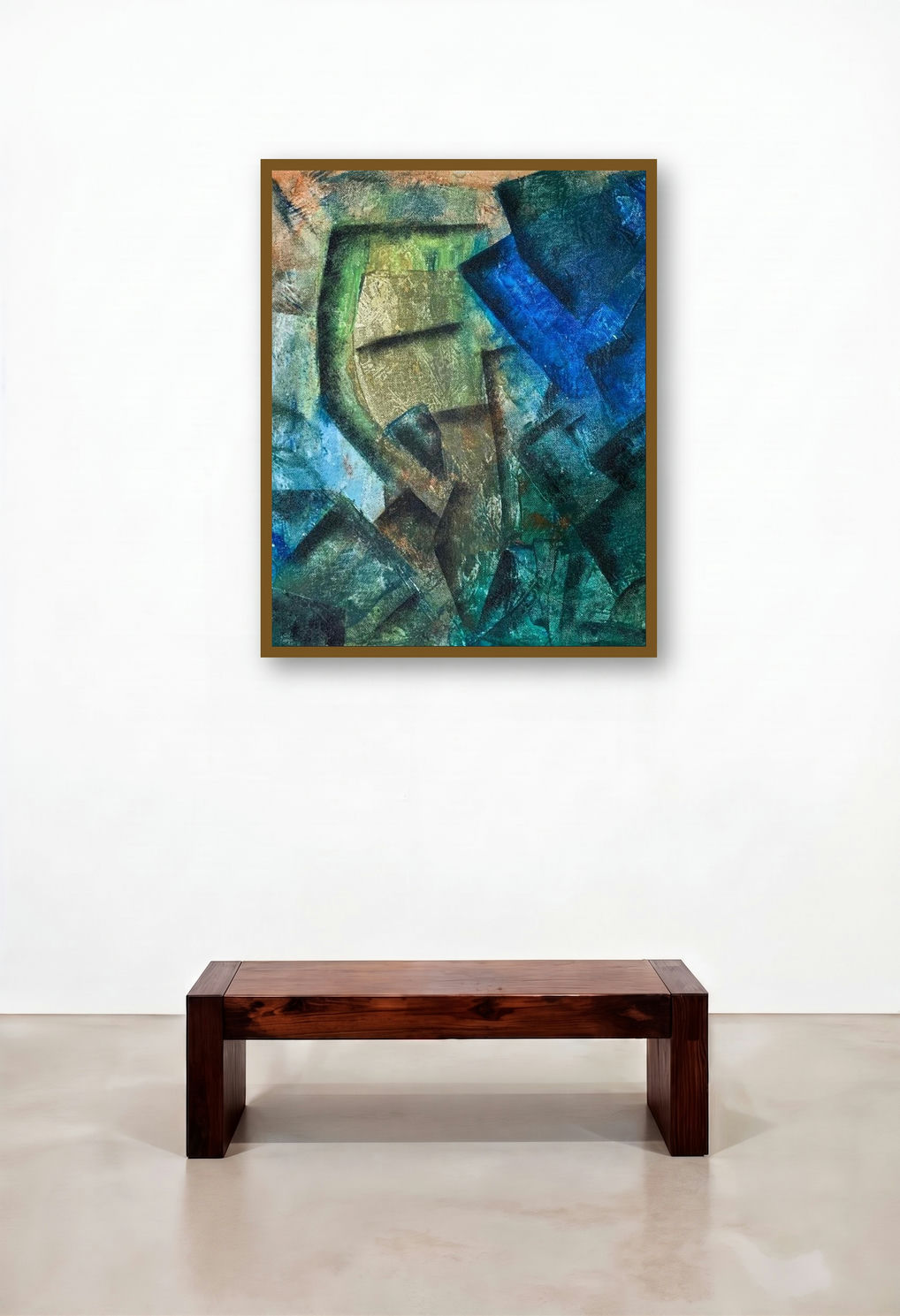 Shree Ganesh (Hidden Depths) by artist Amit Pithadia displayed in a Classic Family Room
