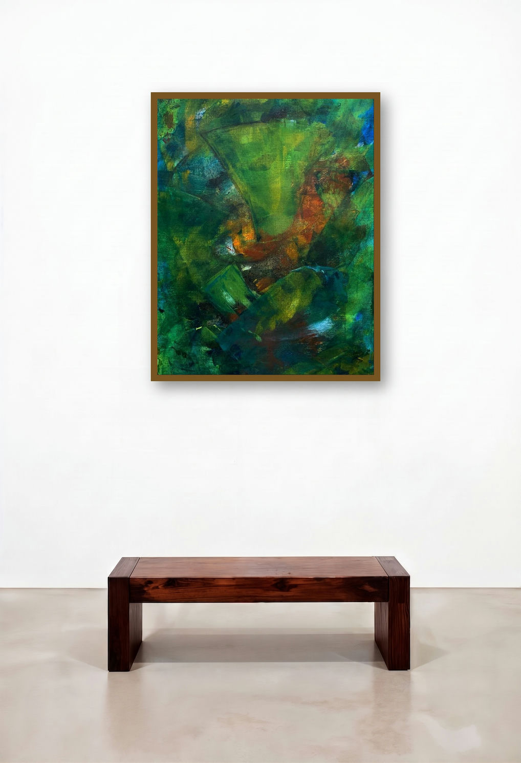 Shree Ganesh (Emergence) by artist Amit Pithadia displayed in a Traditional Study