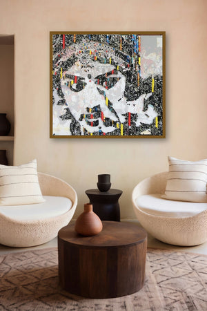 Shringar (Hidden Face) by artist Vinita Dasgupta displayed in a Indian Art gallery