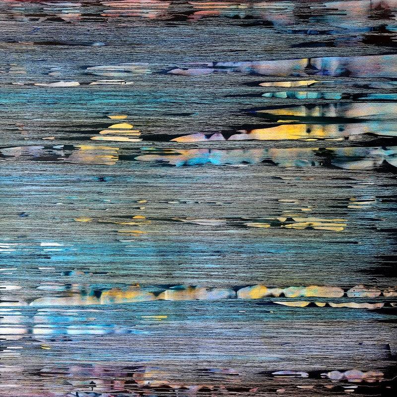 Abstract oil painting titled 'Space 1', 54x54 inches, by artist Pranav Shah on Canvas