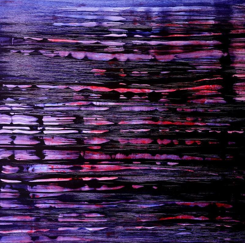 Abstract oil painting titled 'Space 2', 54x54 inches, by artist Pranav Shah on Canvas